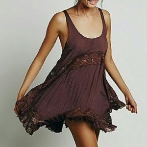 Free People “She Swings” Slip Dress